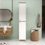 Hanah Home Nord - ND12-SW Armario Multiusos Blanco y Roble